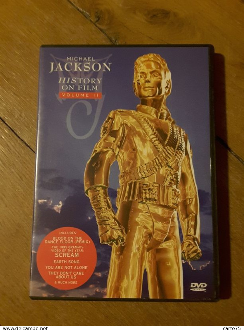 Michael Jackson History On Film Volume 2 1 Dvd à Deux Faces - Concert En Muziek