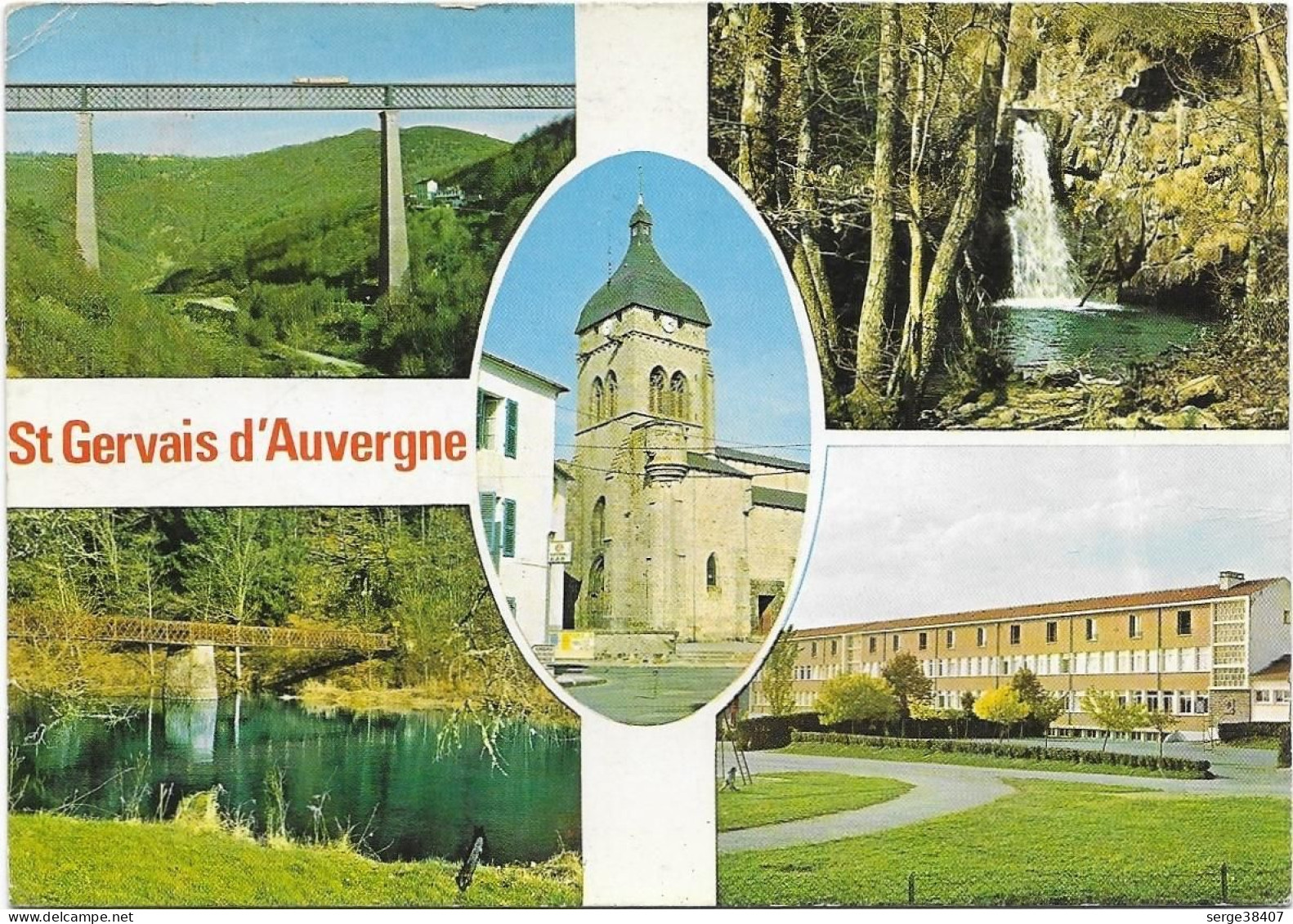 St Gervais D'Auvergne - 1976 - Le CEG # 5-21/10 - Saint Gervais D'Auvergne