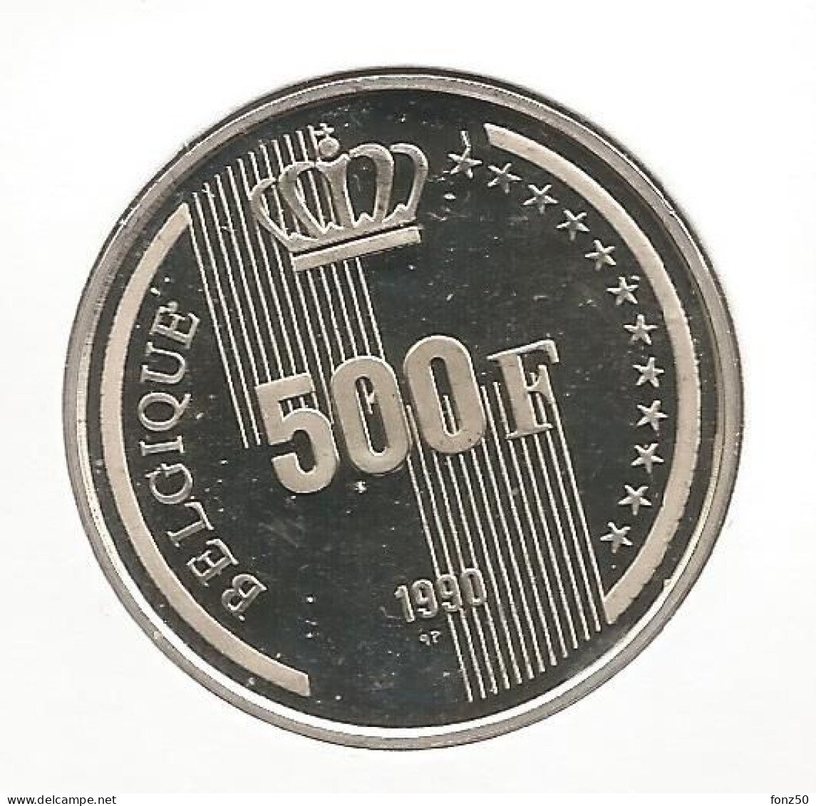 BOUDEWIJN * 500 Frank 1990 Frans * QP * Nr 12720 - 500 Francs