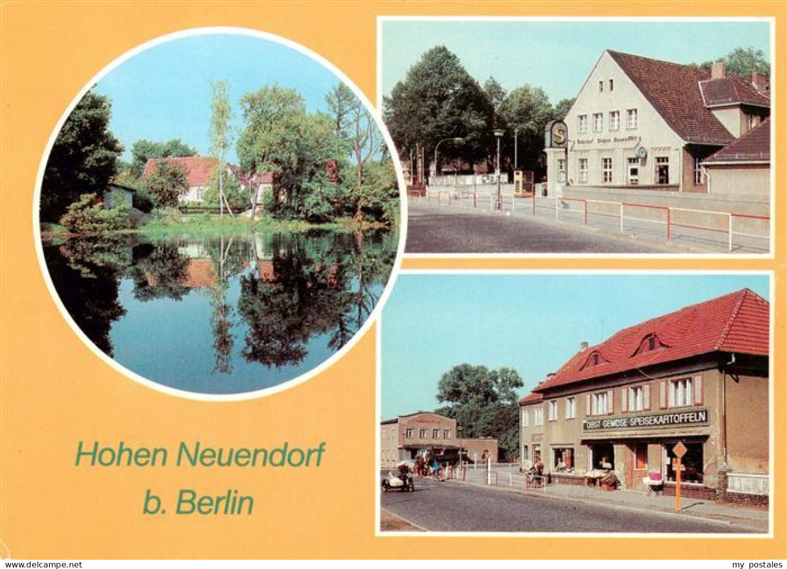 73961632 Hohen_Neuendorf Seepartie Bahnhof Lebensmittelgeschaeft - Hohen Neuendorf