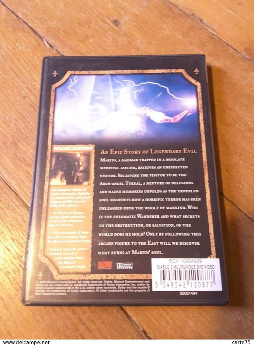 Diablo 2 Special Limited Edition Multilingue DVD Video Diablo II Blizzard Widescreen DVD Movie - Science-Fiction & Fantasy