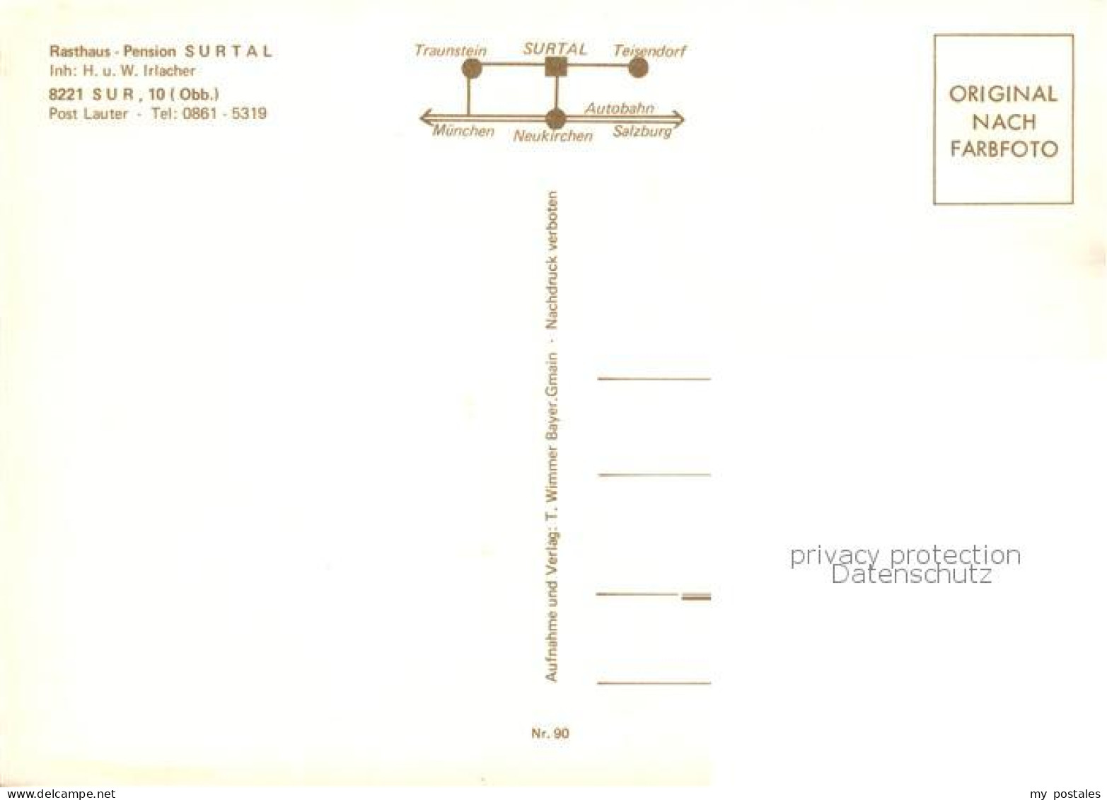 73846227 Sur_Oberbayern Rathaus Pension Surtal - Te Identificeren