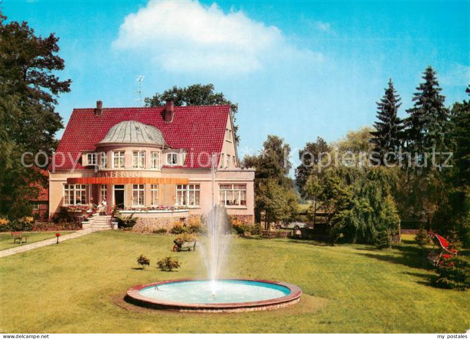 73846132 Tietlingen Hotel Cafe Restaurant Sanssouci Brunnen Tietlingen - Fallingbostel