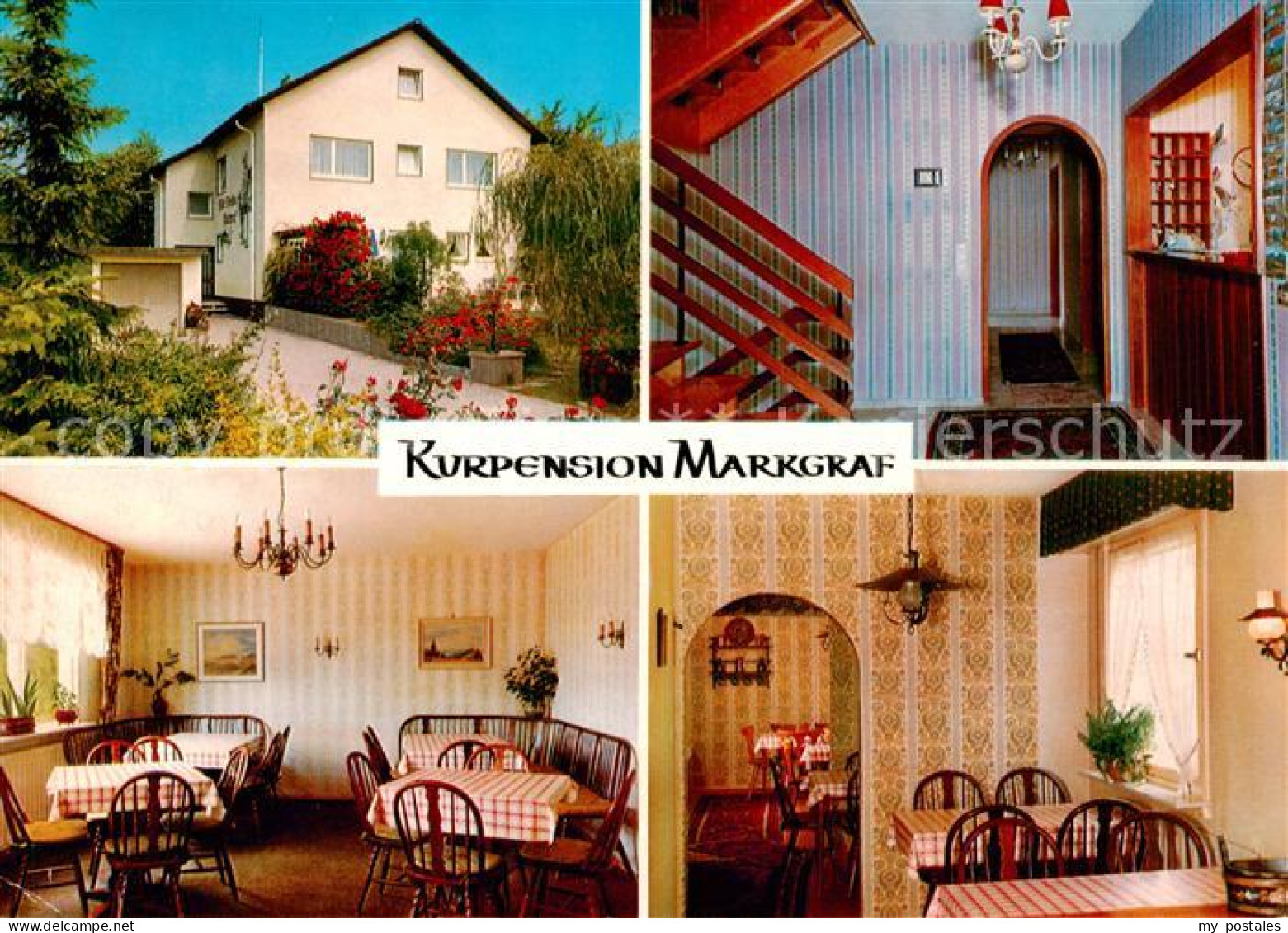 73846005 Bad Krozingen Kurpension Markgraf Gastraeume Treppenaufgang Bad Krozing - Bad Krozingen