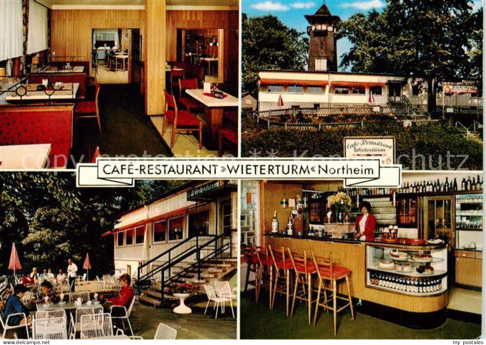 73845979 Northeim Cafe Restaurant Wieterturm Gaststube Terrasse Bar Kuchentheke  - Northeim