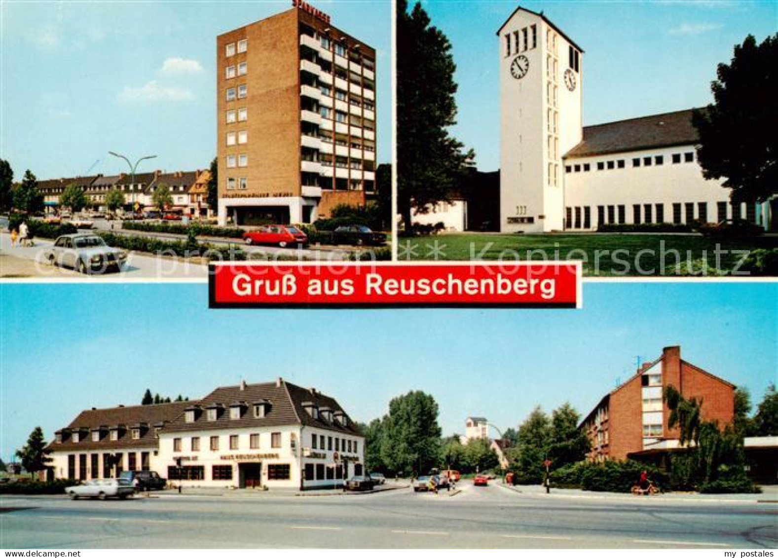 73813021 Reuschenberg Gaststaette Haus Reuschenberg Kirche  Reuschenberg - Neuss