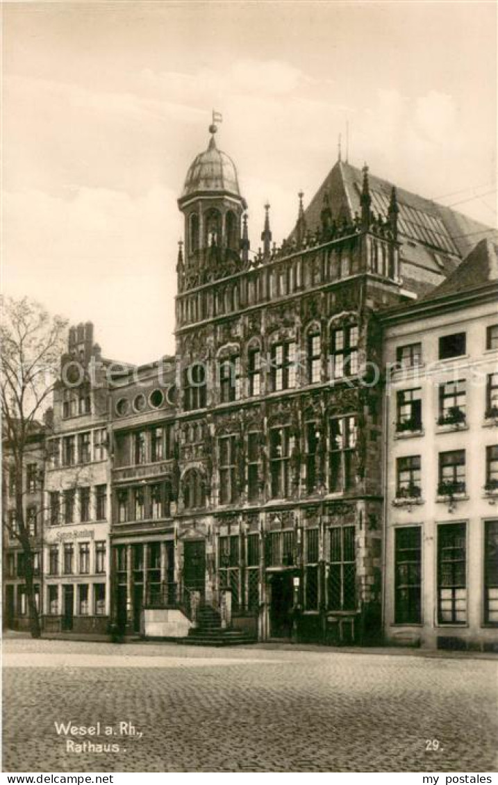 73692354 Wesel Rhein Rathaus Trinks Postkarte Wesel Rhein - Wesel