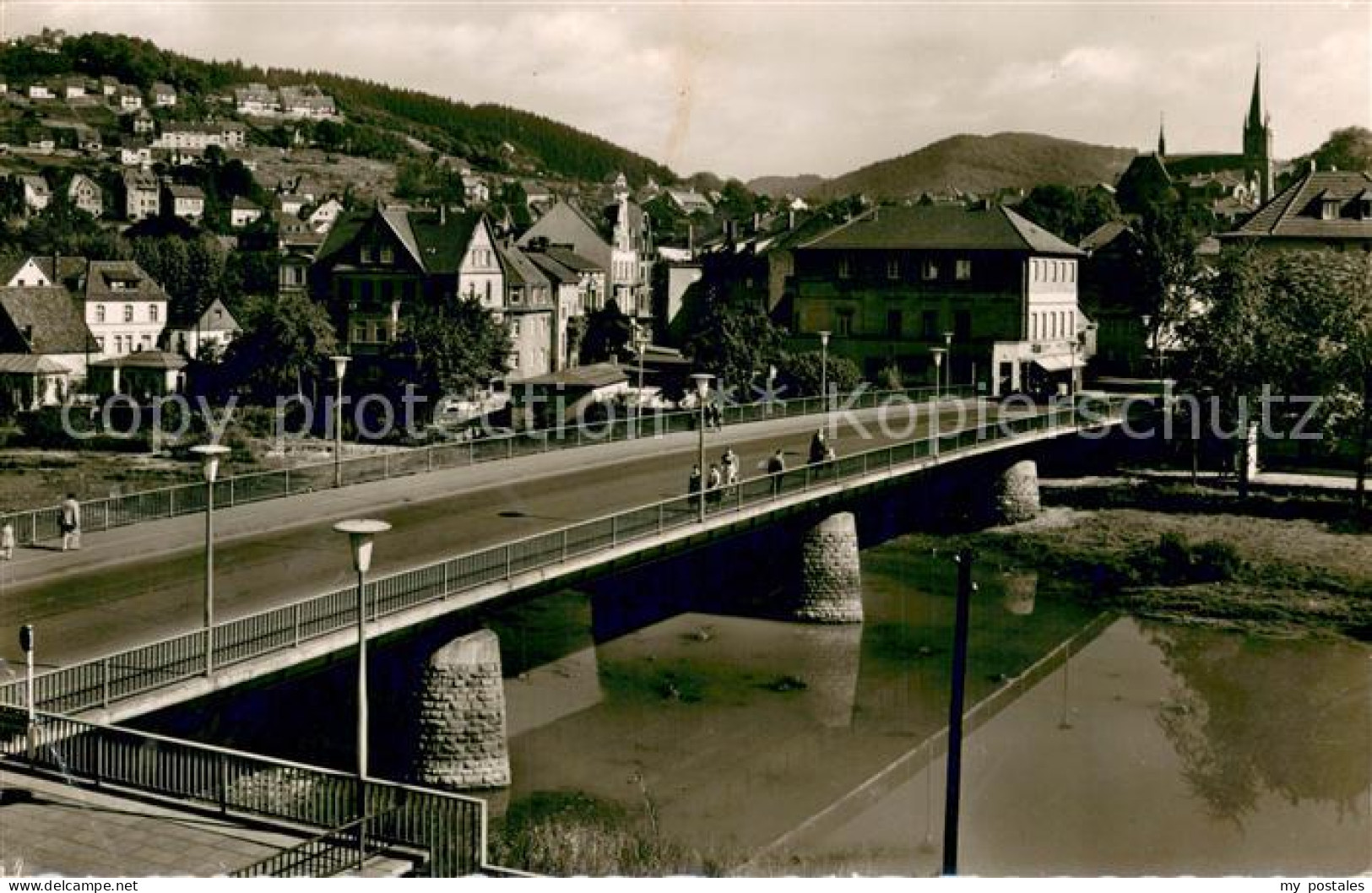 73692257 Werdohl Ortsansicht Mit Bruecke Werdohl - Werdohl