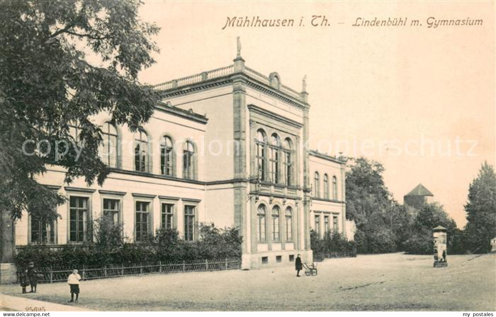 73692232 Muehlhausen Thueringen Lindenbuehl Mit Gymnasium Muehlhausen Thueringen - Muehlhausen