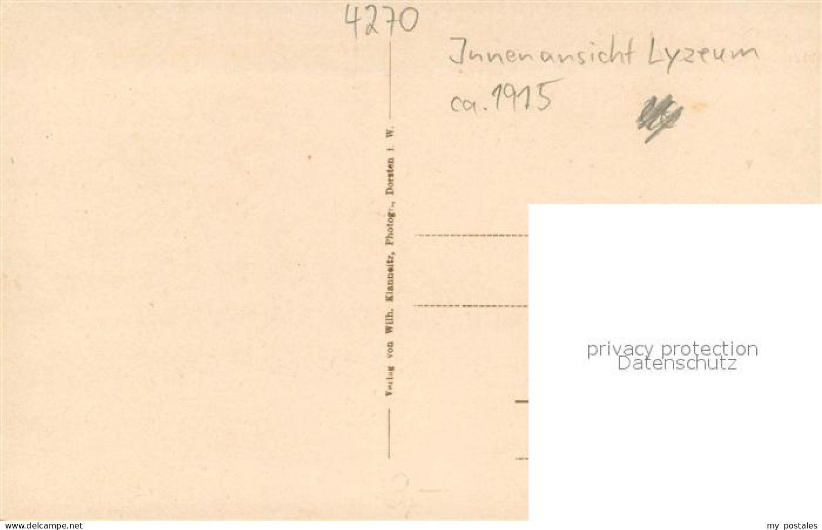 73691932 Dorsten Lyzeum Und Pensionat Der Ursulinen Grosser Schlafsaal Dorsten - Dorsten