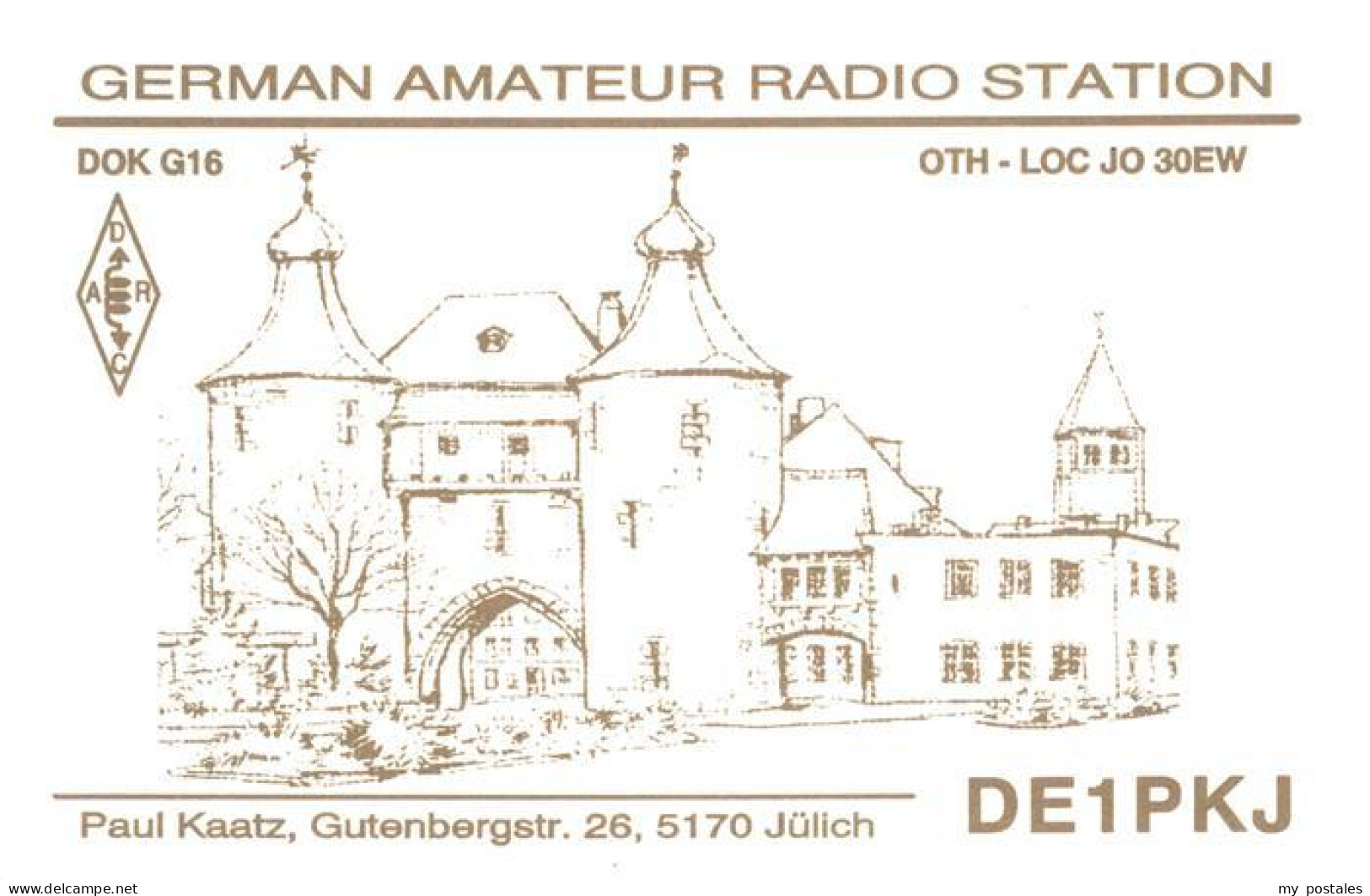 73691749 Juelich German Amateur Radio Station Juelich - Jülich