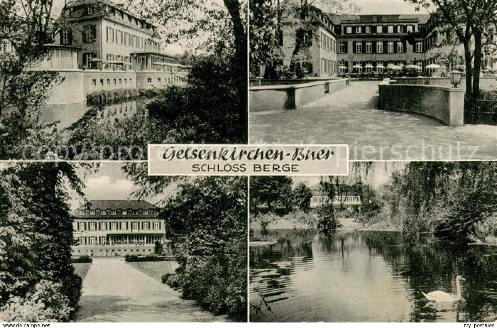 73691601 Buer Gelsenkirchen Schloss Berge Eingang Schwanenteich Buer Gelsenkirch - Gelsenkirchen