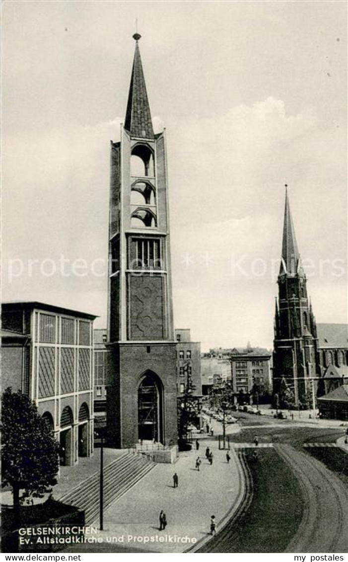 73691584 Gelsenkirchen Ev Altstadtkirche Und Propsteikirche Gelsenkirchen - Gelsenkirchen