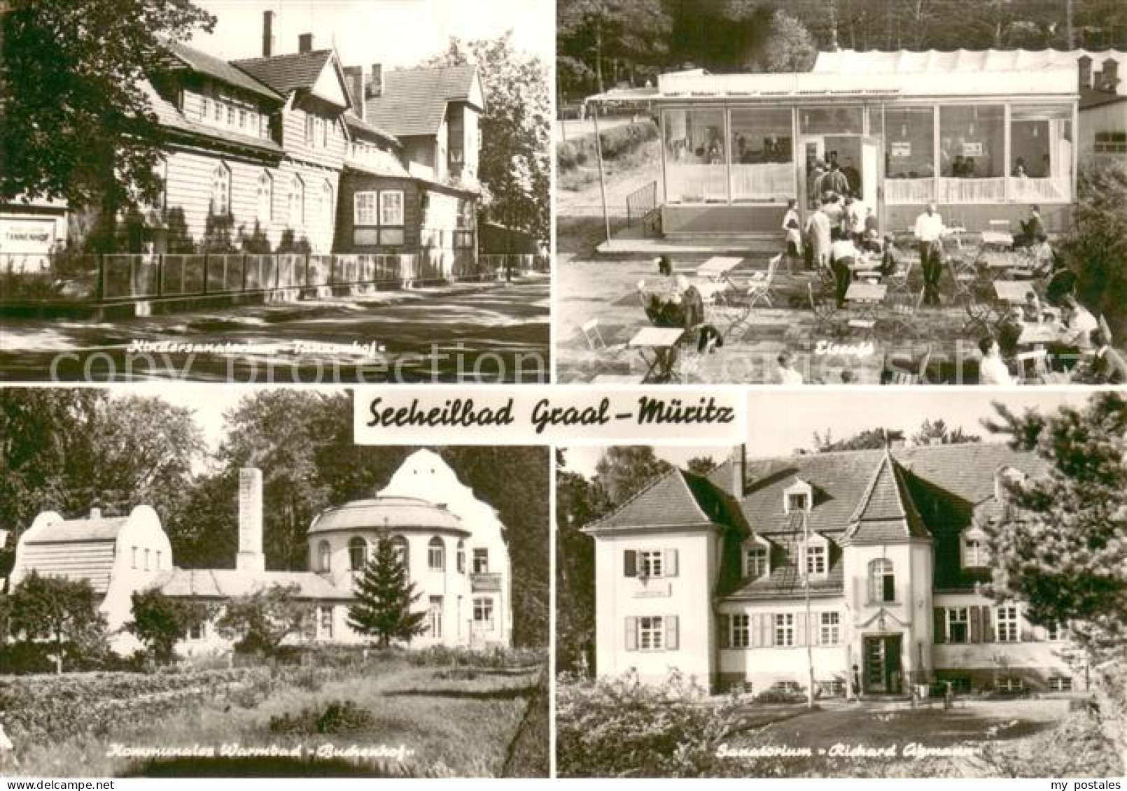 73691471 Graal-Mueritz Ostseebad Sanatorium EisCafe Kommunales Warmbad Graal-Mue - Graal-Müritz