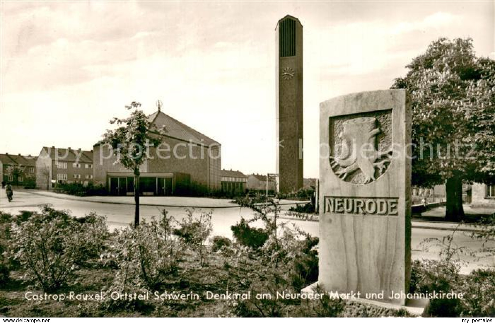 73691252 Castrop-Rauxel Denkmal Am Neuroder Markt Und Johanniskirche Castrop-Rau - Castrop-Rauxel