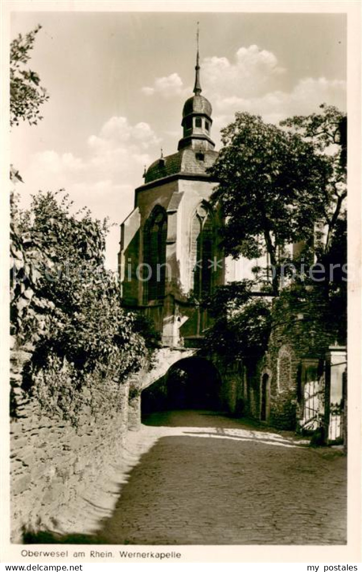 73691181 Oberwesel Rhein Wernerkapelle Oberwesel Rhein - Oberwesel