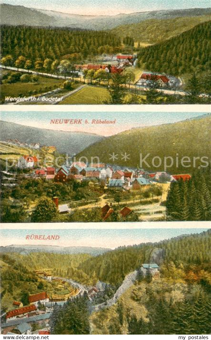 73690943 Wendefurth Panorama Bodetal Neuwerk Und Ruebeland Wendefurth - Altenbrak