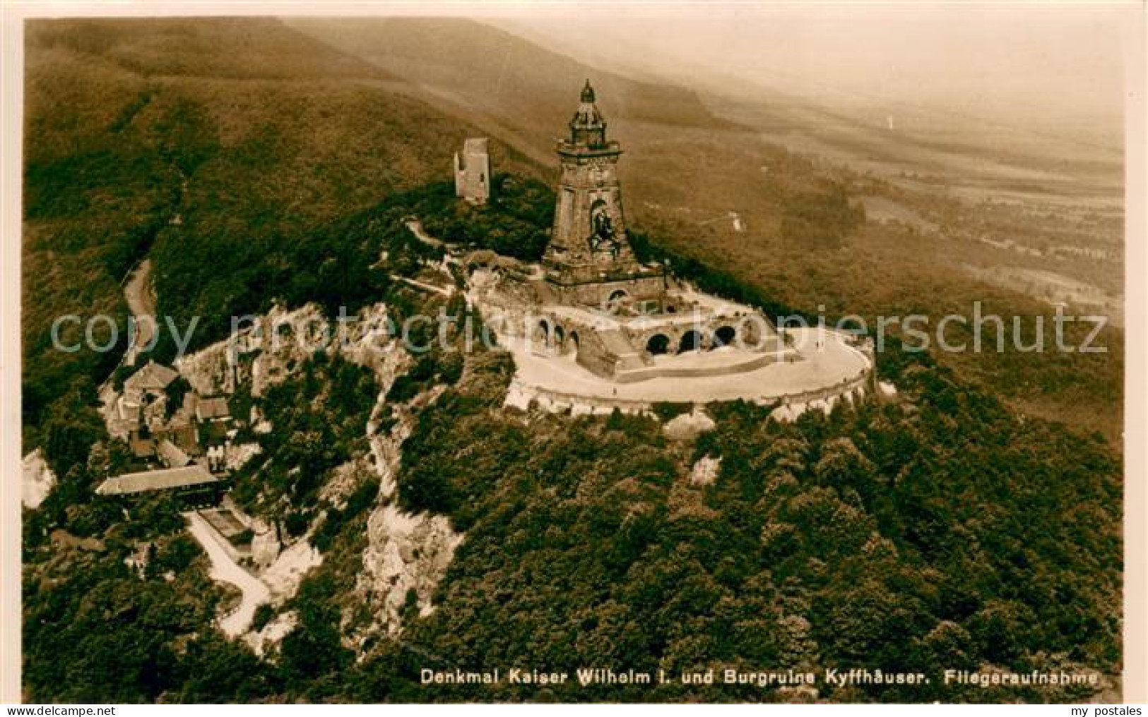 73690781 Bad Frankenhausen Denkmal Kaiser Wilhelm I Burgruine Kyffhaeuser Fliege - Bad Frankenhausen