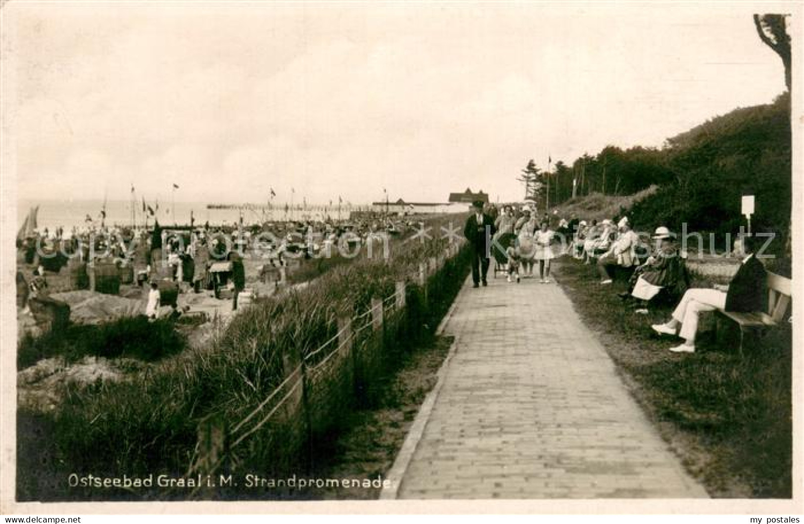 73690736 Graal-Mueritz Ostseebad Strandpromenade Strand Graal-Mueritz Ostseebad - Graal-Müritz