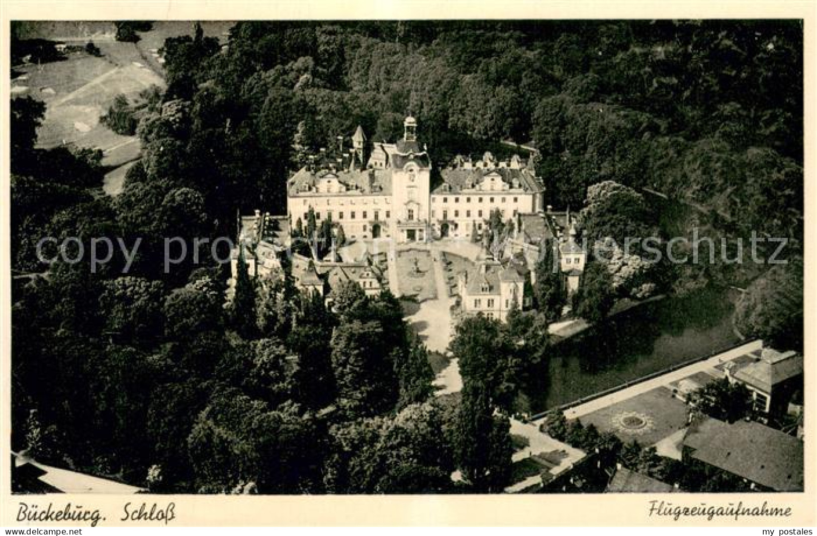 73690601 Bueckeburg Schloss Fliegeraufnahme Bueckeburg - Bückeburg