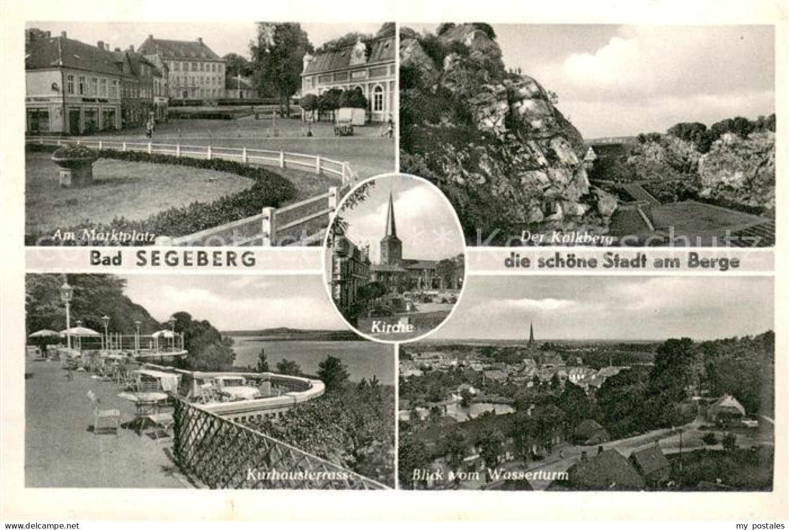 73690558 Bad Segeberg Am Marktplatz Der Kalkberg Kurhausterrasse Blick Vom Wasse - Bad Segeberg