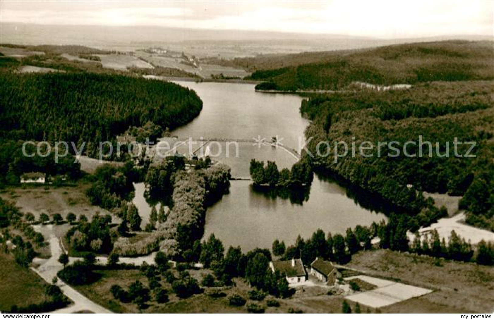 73690312 Kirchheim Euskirchen Fliegeraufnahme Steinbachtalsperre Kirchheim Euski - Euskirchen