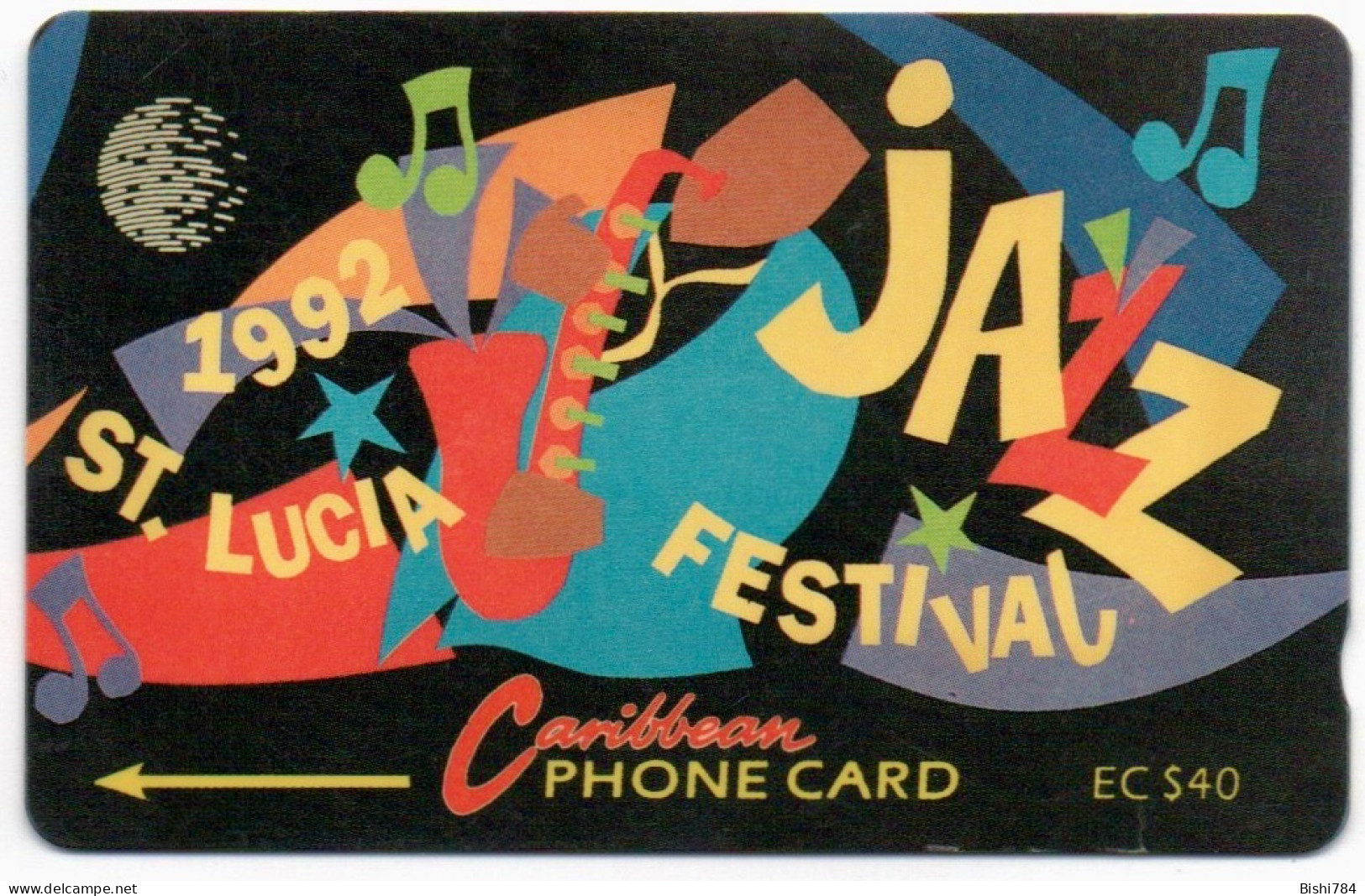 St. Lucia - Jazz Festival 1992 ($40) - 8CSLC - St. Lucia