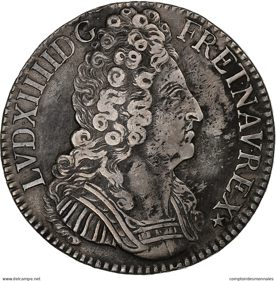 France, Louis XIV, Ecu Aux 3 Couronnes, 1709, Paris, Argent, TTB, Gadoury:229 - 1643-1715 Ludwig XIV.