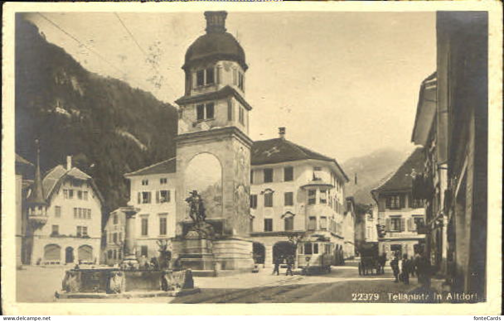 70551968 Altdorf UR Altdorf Tellsplatz X 1913 Altdorf UR - Autres & Non Classés