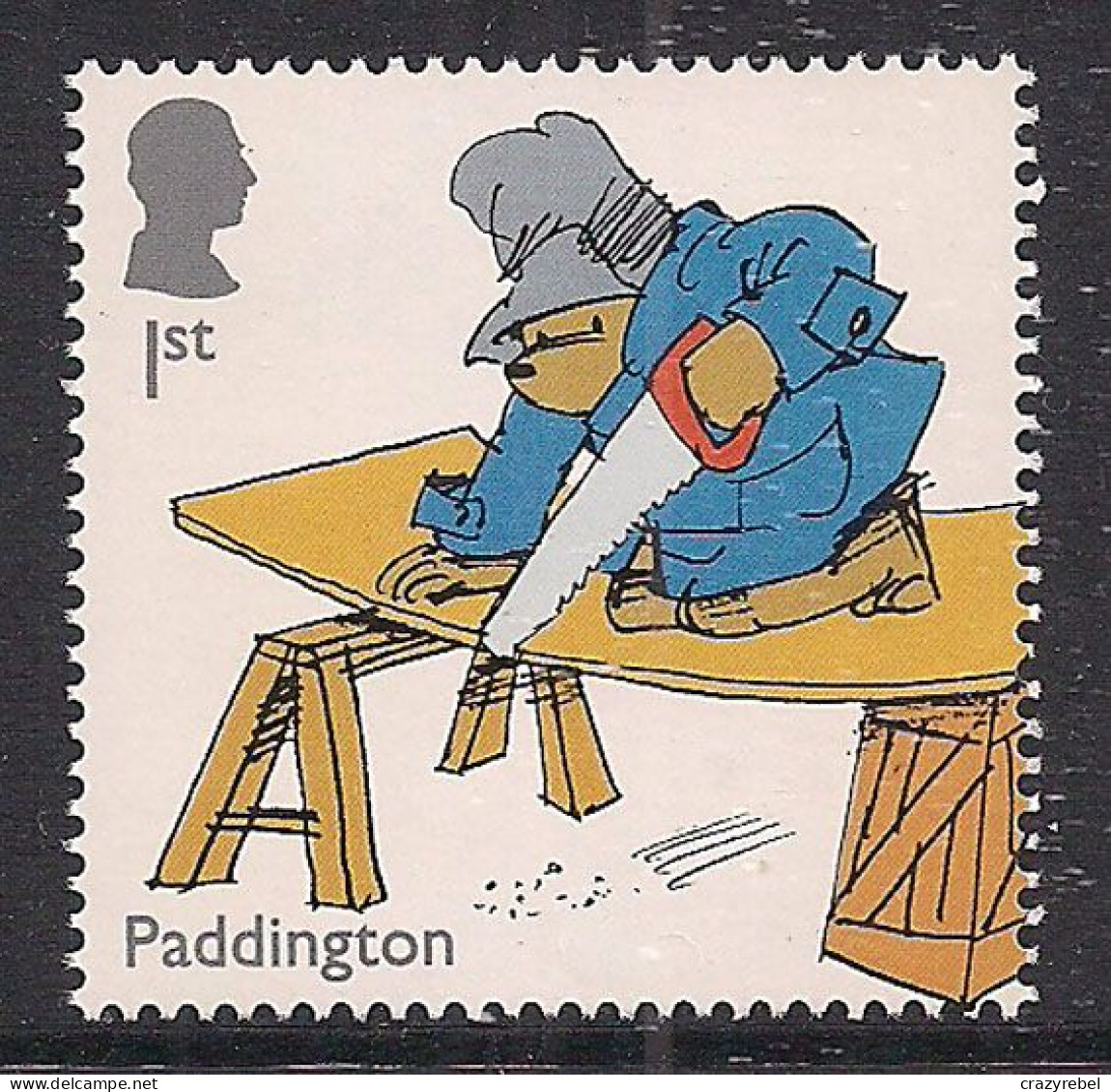 GB 2023 KC 3rd 1st Paddington Bear Sawing Wood Umm ( 1143 ) - Unused Stamps