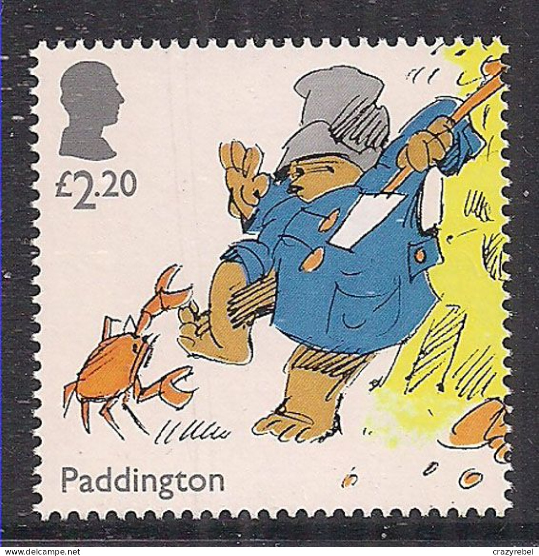 GB 2023 KC 3rd £2.20 Paddington Bear And A Crab Umm ( 1158 ) - Ungebraucht