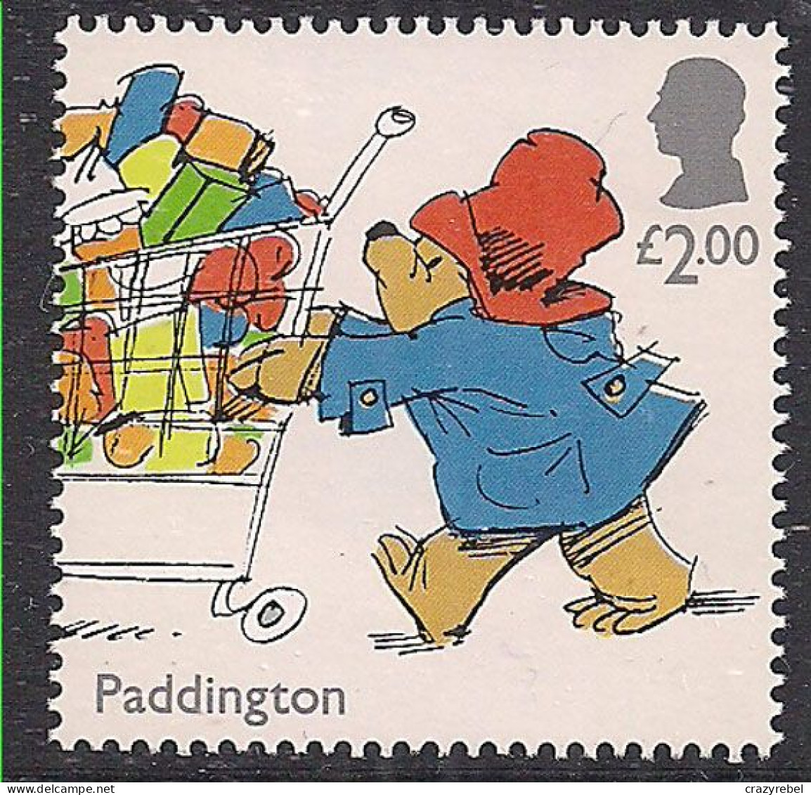 GB 2023 KC 3rd £2 Paddington Bear Pushing Shopping Trolley Umm ( 1145 ) - Neufs