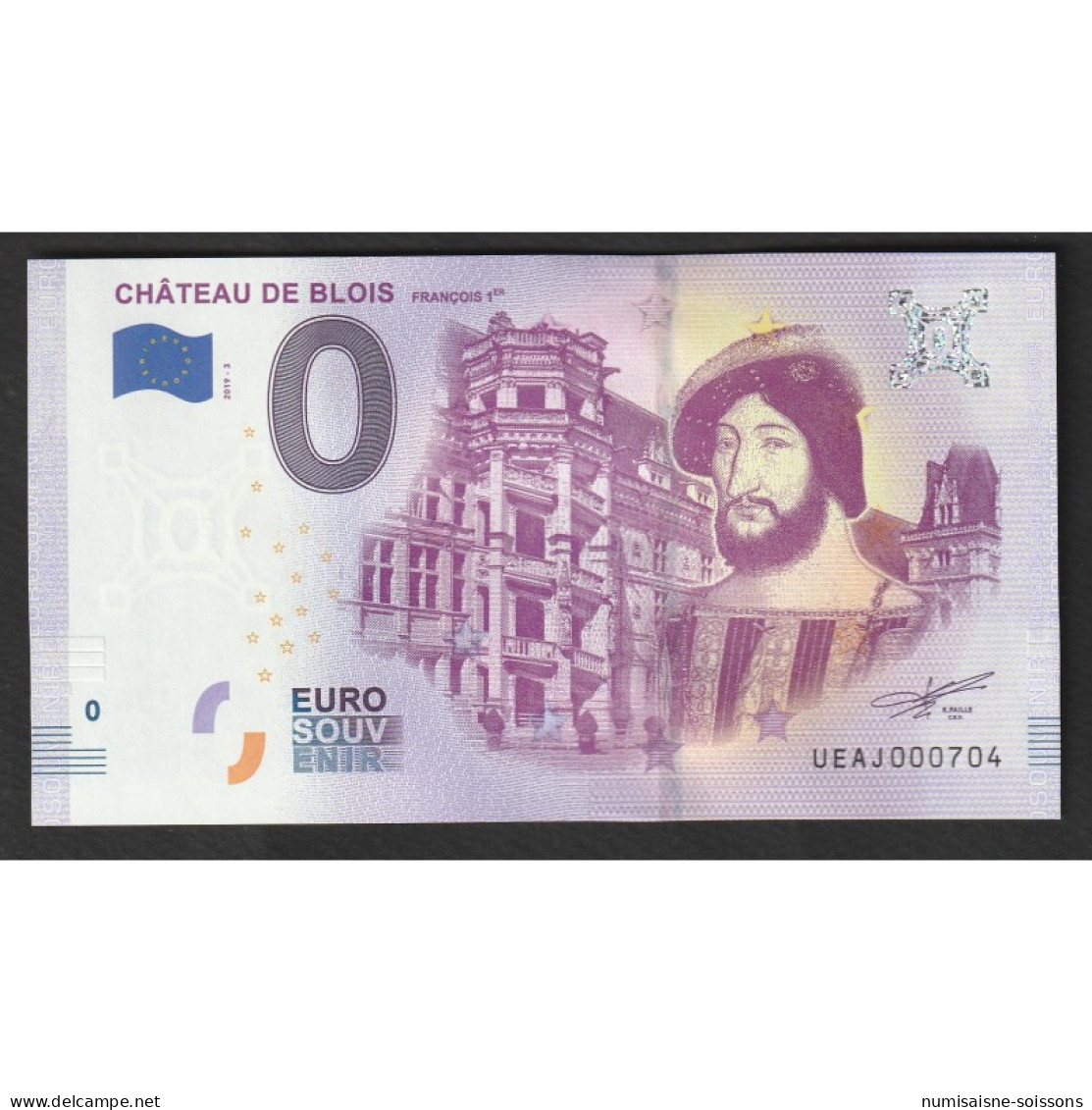 FRANCE - 41000 - BLOIS - LE CHÂTEAU - FRANCOIS 1ER - 2019-3 - Essais Privés / Non-officiels