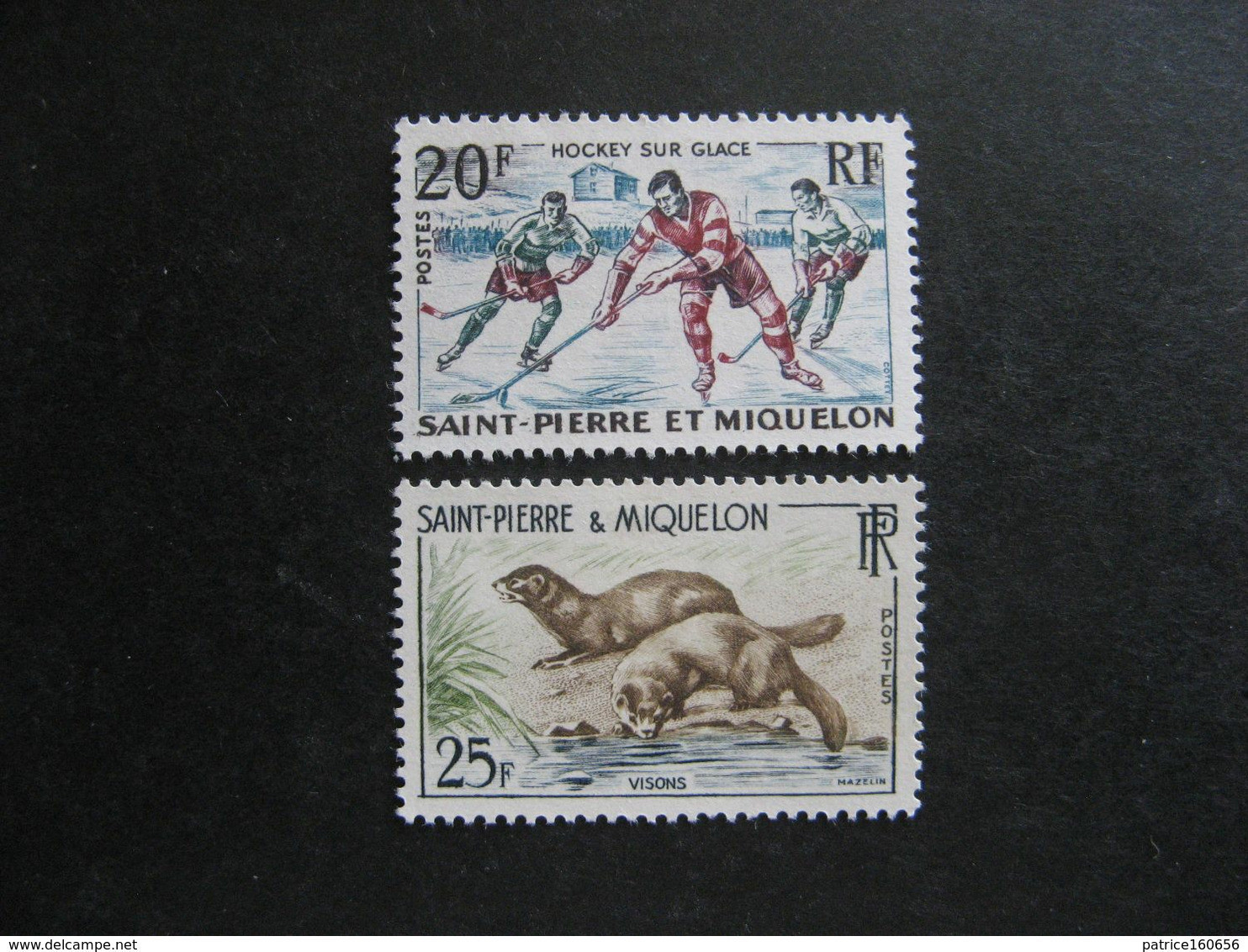 A). Saint Pierre Et Miquelon: TB Paire N° 360 Et N° 361, Neufs X. - Unused Stamps