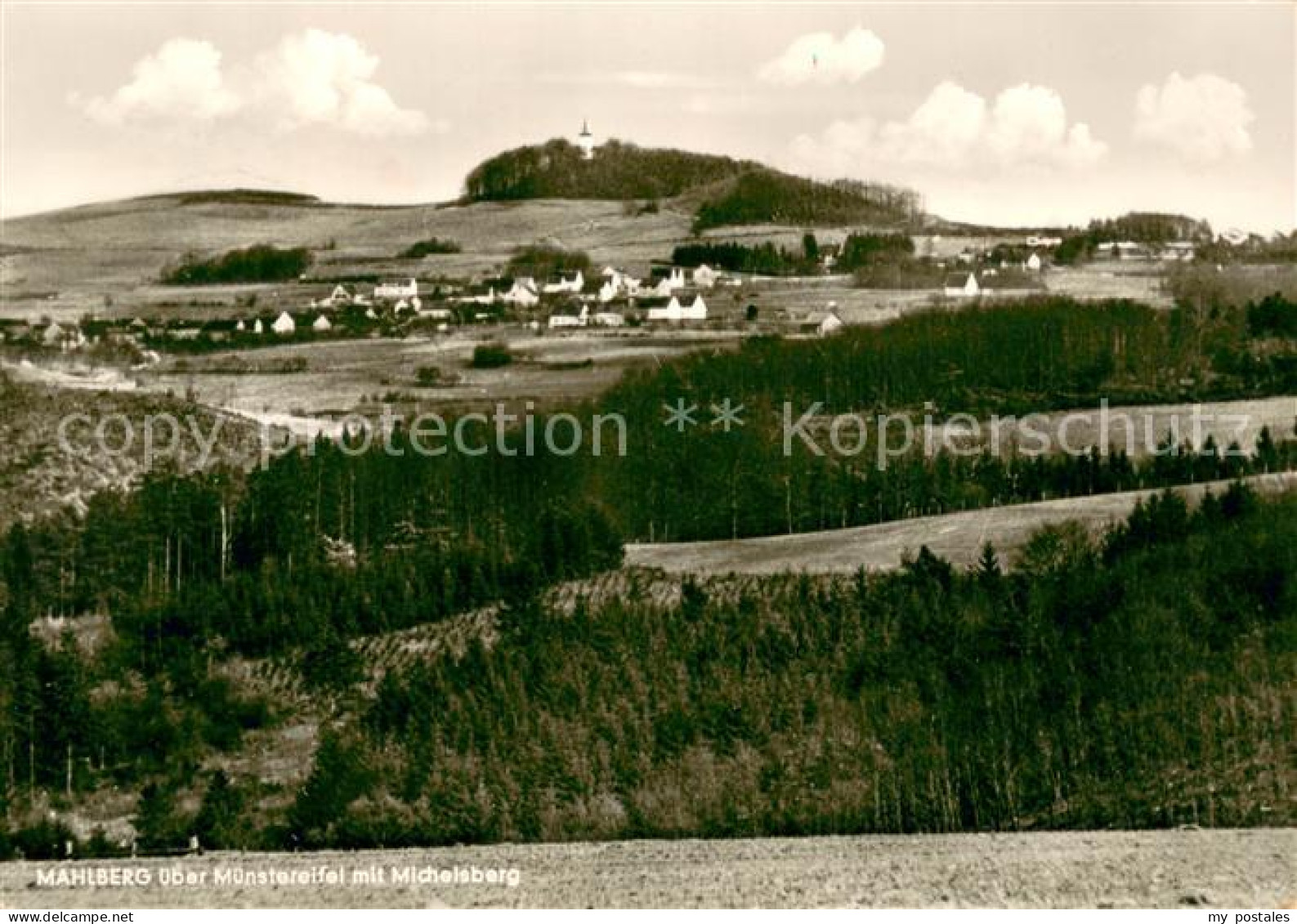 73690172 Mahlberg Bad Muenstereifel Panorama Mit Blick Zum Michelsberg Mahlberg  - Bad Muenstereifel