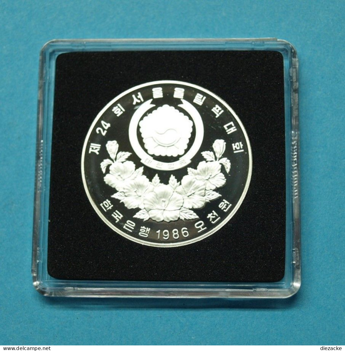 Korea 1988 500 Won Olympiade Seoul Maskottchen Silber PP (M4203 - Korea (Noord)