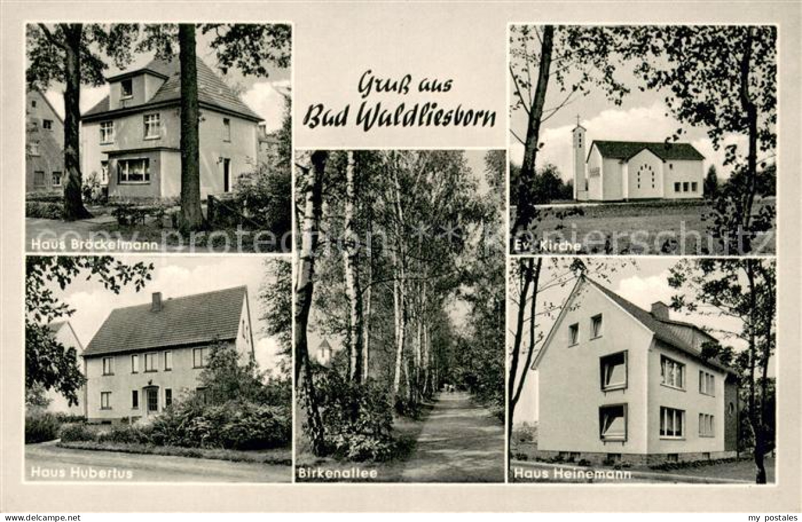 73689872 Bad Waldliesborn Kurhaeuser Birkenallee Kirche Bad Waldliesborn - Lippstadt