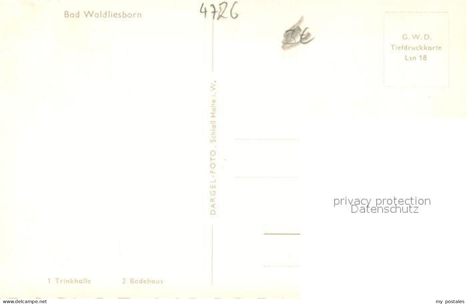 73689869 Bad Waldliesborn Trinkhalle Badehaus Bad Waldliesborn - Lippstadt