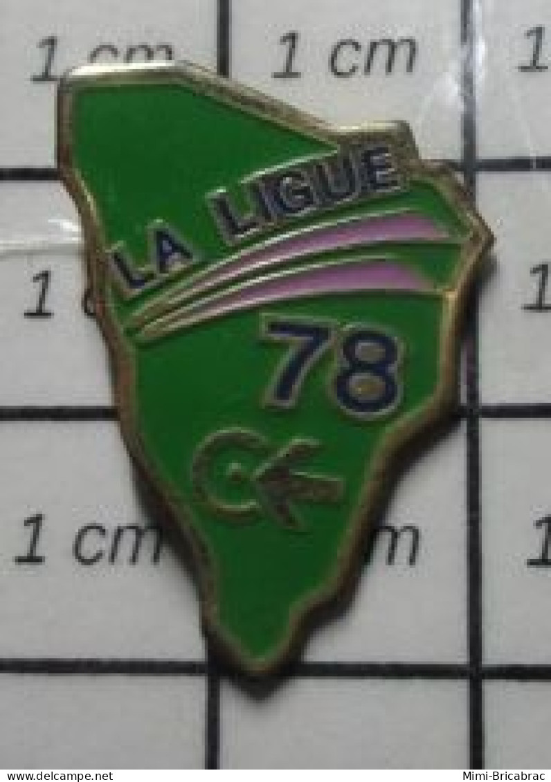 1315A Pin's Pins / Beau Et Rare / MEDICAL / LIGUE CONTRE LE CANCER YVELINES - Geneeskunde