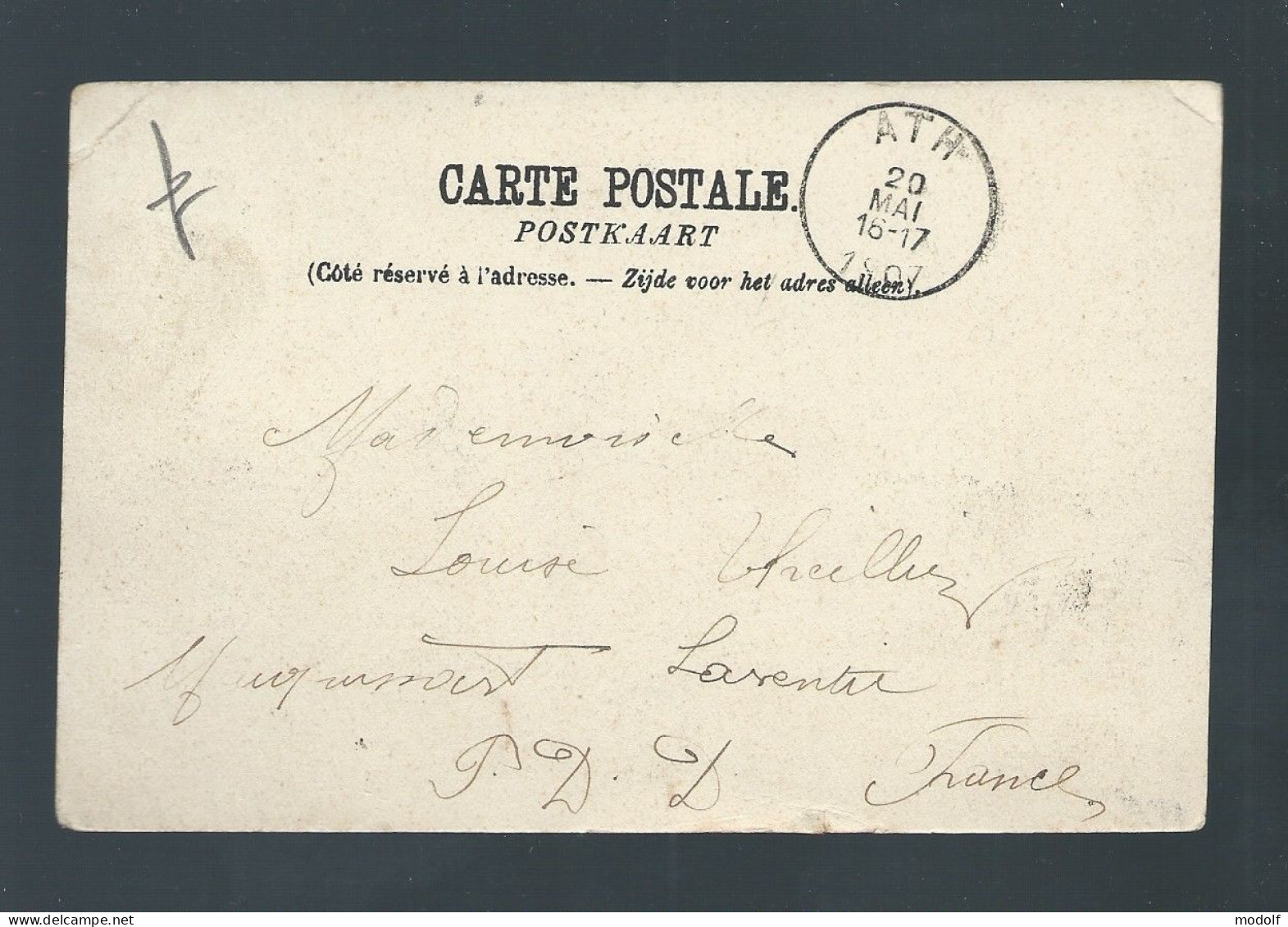 CPA - Belgique - Ath - Le Kiosque Du Parc - Circulée En 1907 (petit Pli Au Coin) - Ath