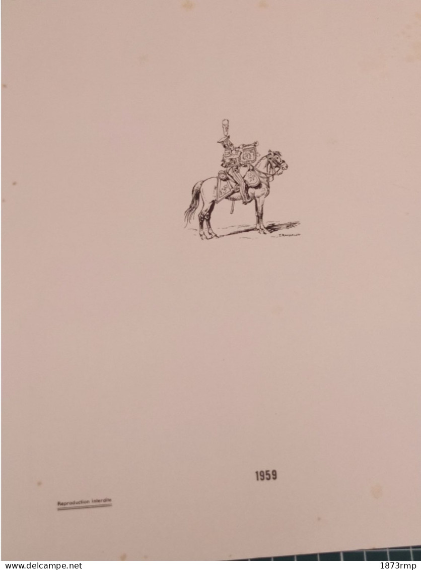 CHEVAU-LEGERS POLONAIS DE LA GARDE TROMPETTES 1807.1814, PLANCHE N°65 LUCIEN ROUSSELOT 1959 1ER EMP - Autres & Non Classés