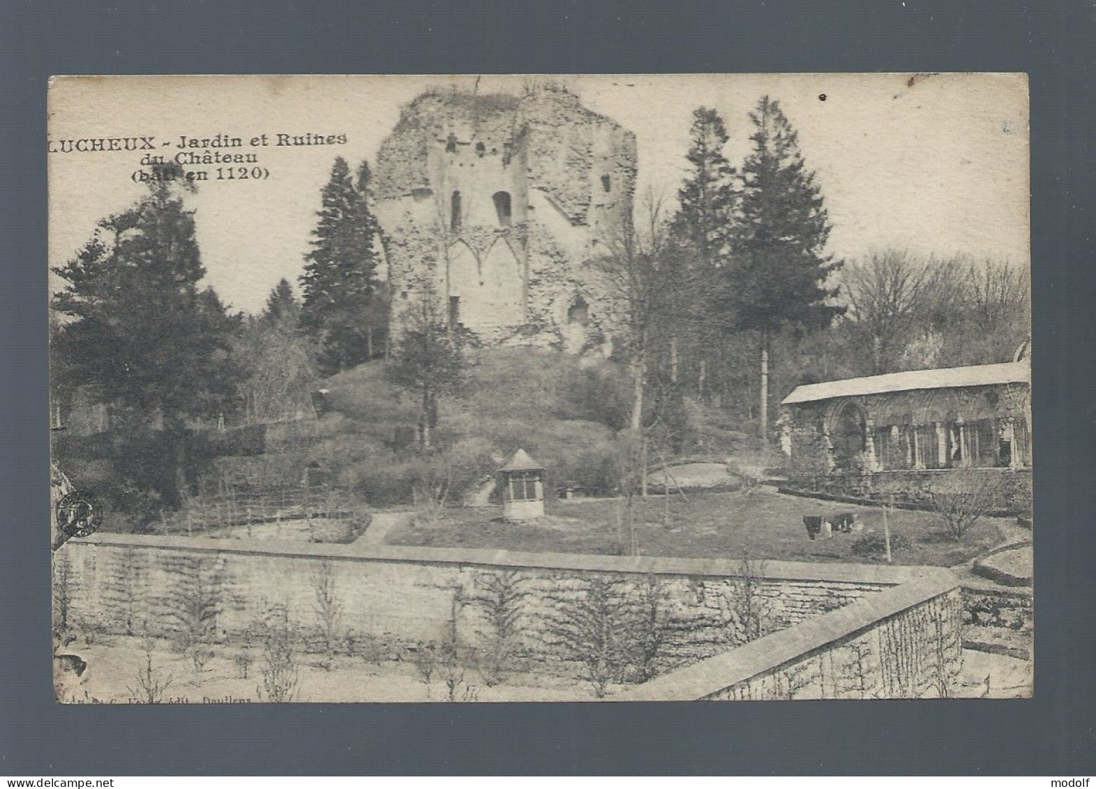 CPA - 80 - Lucheux - Jardin Et Ruines Du Château - Non Circulée - Lucheux