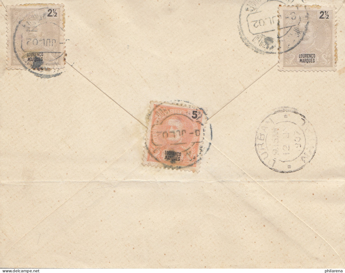 Mocambique 1907 Letter To  Durban - Natal - Mozambique