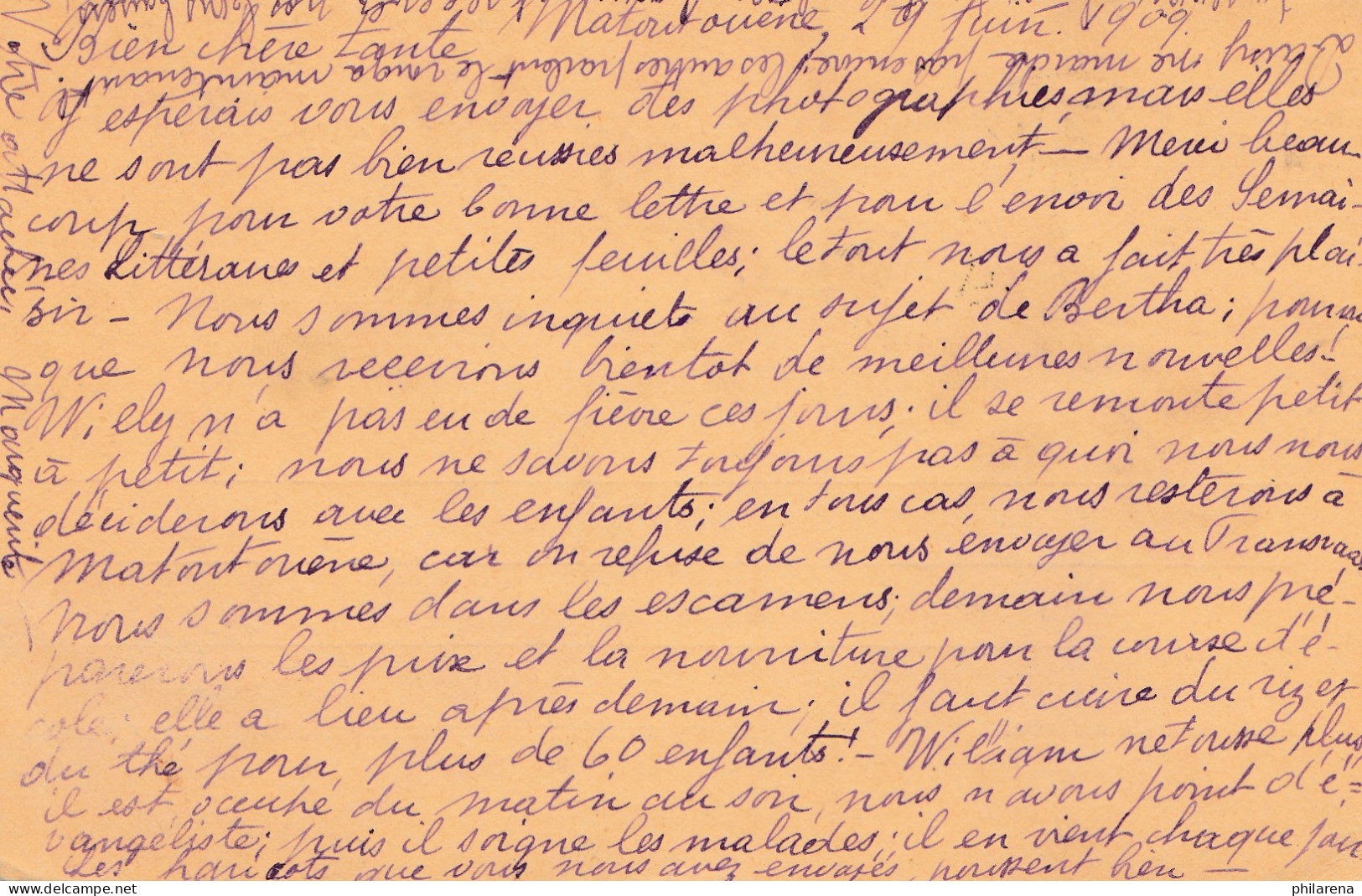 Mocambique 1909: Post Card Lourenco Marquesto Locle/Neuchatel - Mozambique