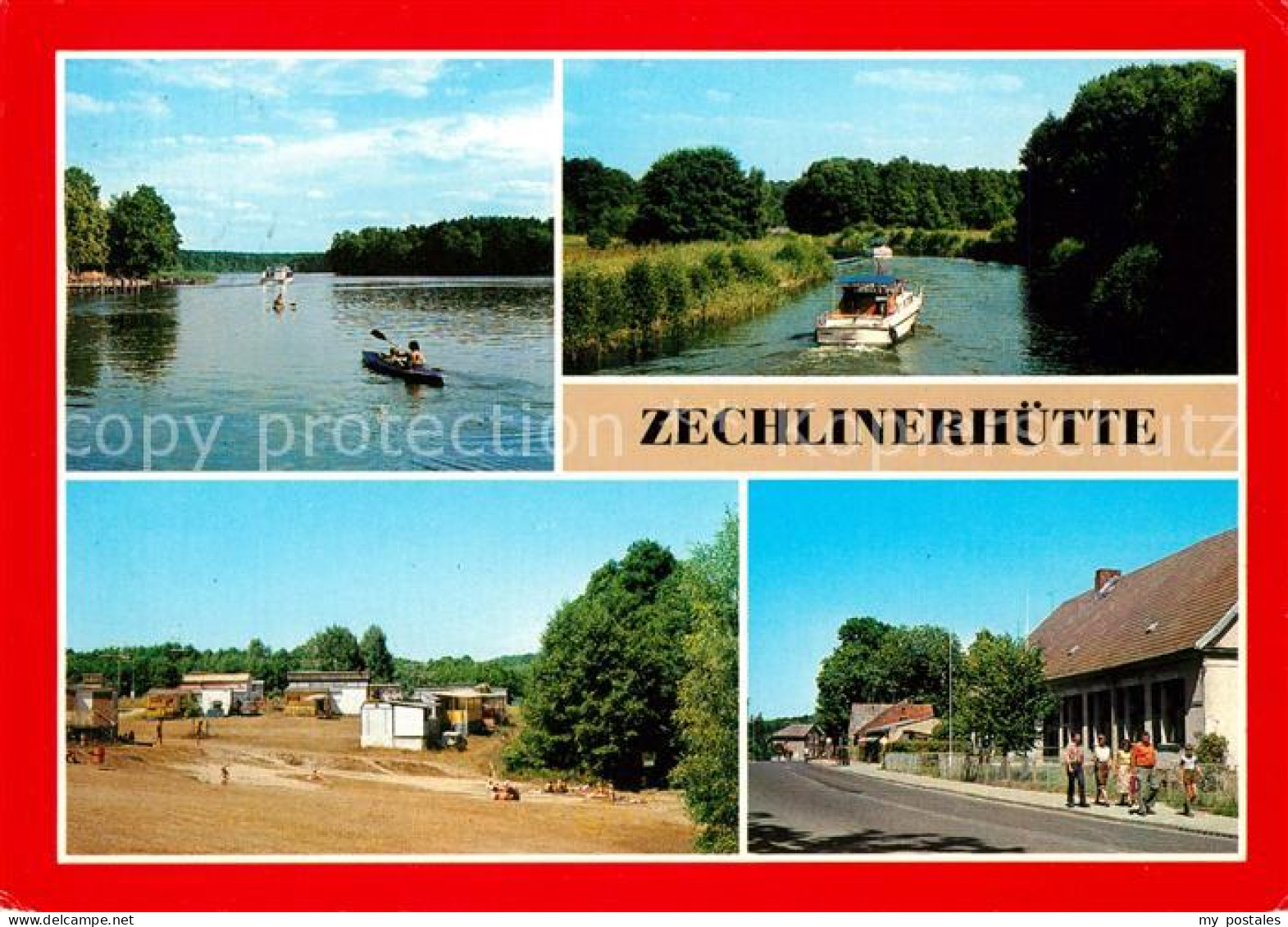 73076828 Zechlinerhuette Schlabornsee Zootzenkanal CampingplatzBerner Land Geden - Zechlinerhütte