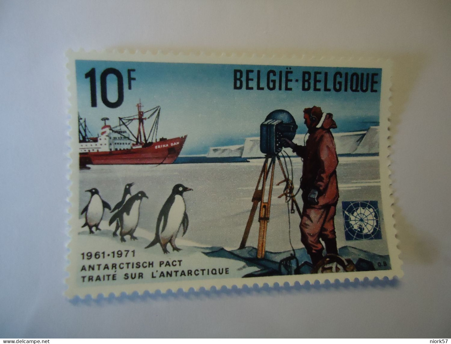 BELGIUM  MNH  STAMPS  BIRDS   BIRDS PENGUINS POLAR - Pingouins & Manchots