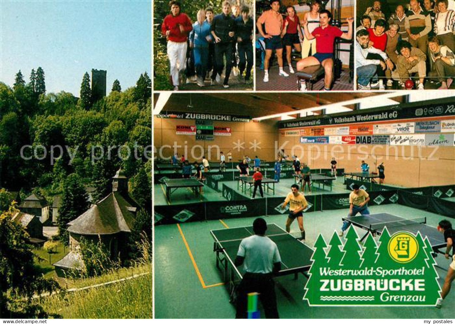 73073945 Hoehr-Grenzhausen Sporthotel Zugbruecke Grenzau Fitness Tischtennishall - Hoehr-Grenzhausen