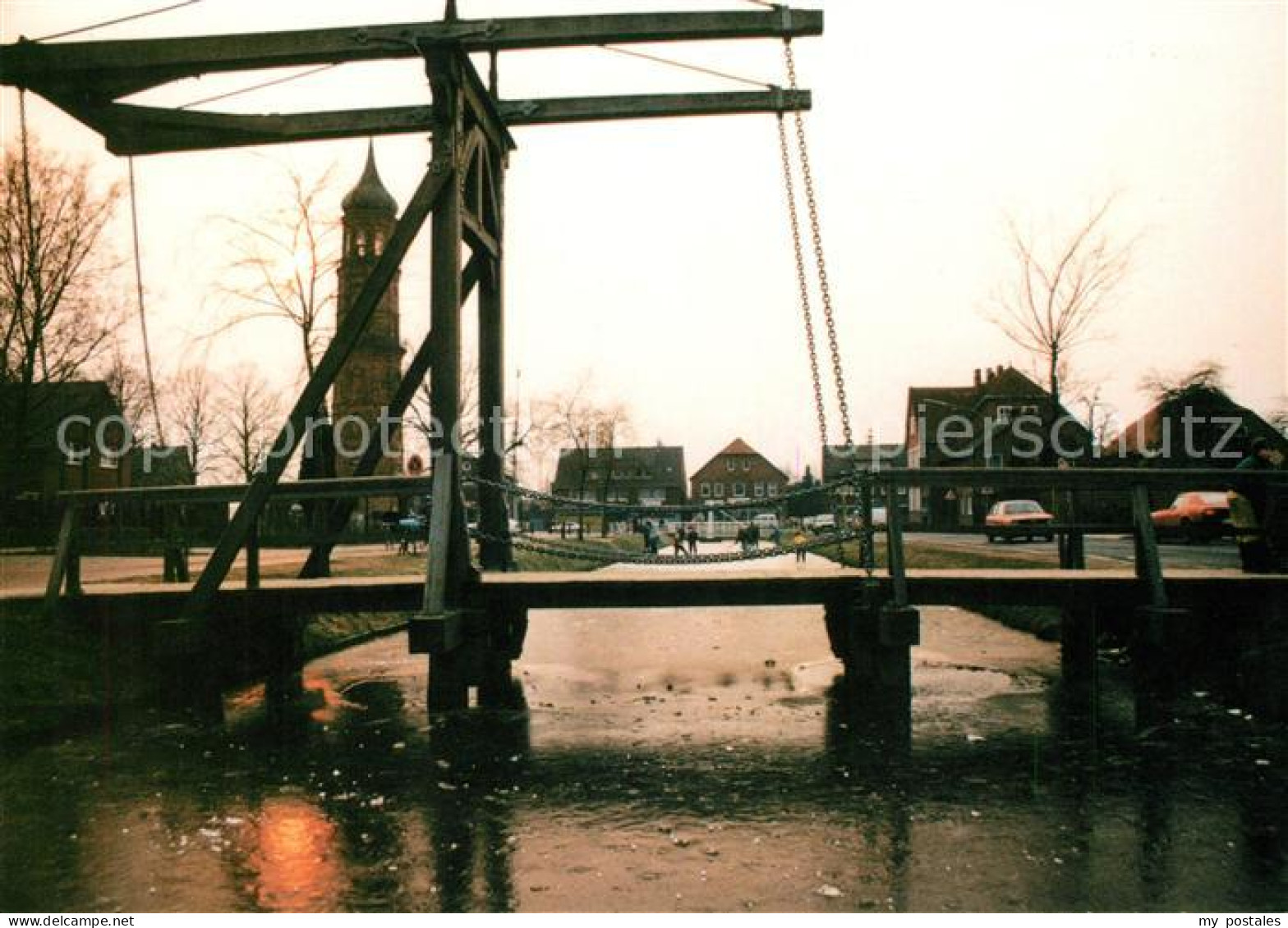 73073867 Papenburg Ems Am Obenende Mit Ziehbruecke Papenburg Ems - Papenburg