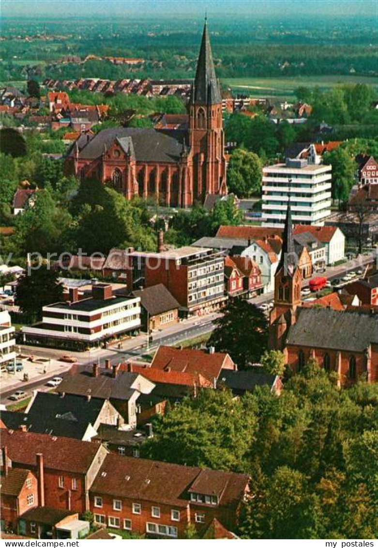 73073862 Papenburg Ems Teilansicht Kirche Fliegeraufnahme Aschendorf - Papenburg