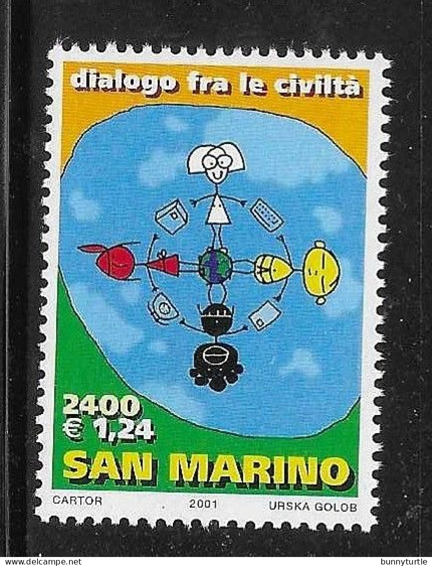 San Marino 2001 Year Of Dialogue Among Civilizations MNH - Nuovi